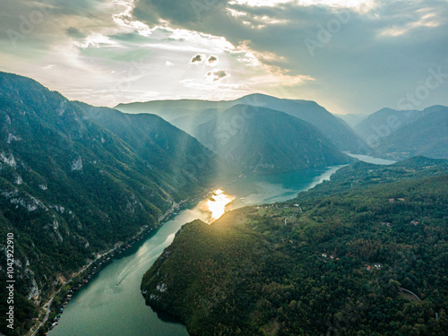 Perućac lake, Bajina Bašta, Serbia photo