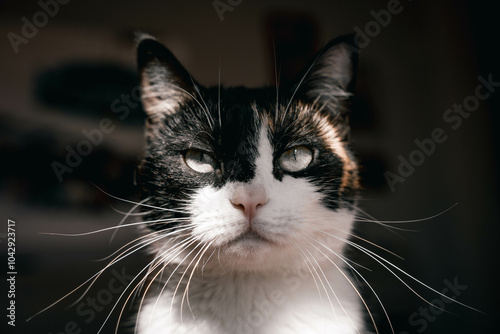 Portrait of beautiful cat