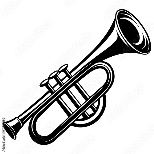 trumpet vector illustration