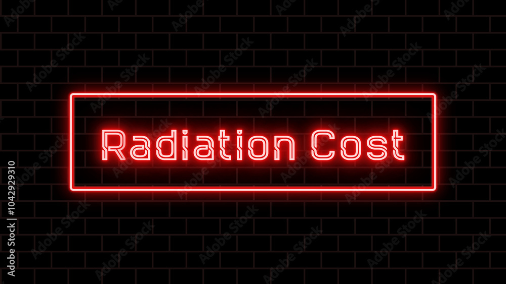 Radiation Cost のネオン文字 Radiation Cost のネオン文字