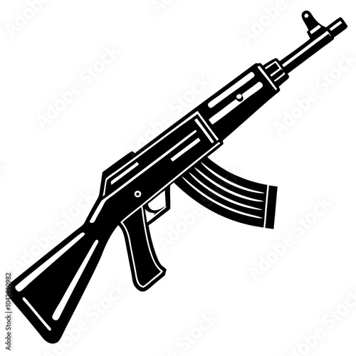 illustration of a gun