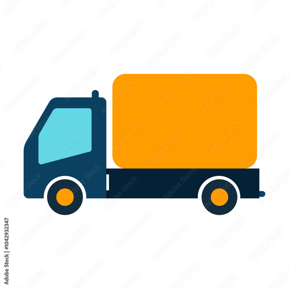 Truck icon delivery cargo truck icon shipping icon on white Truck icon delivery cargo truck icon shipping icon on white