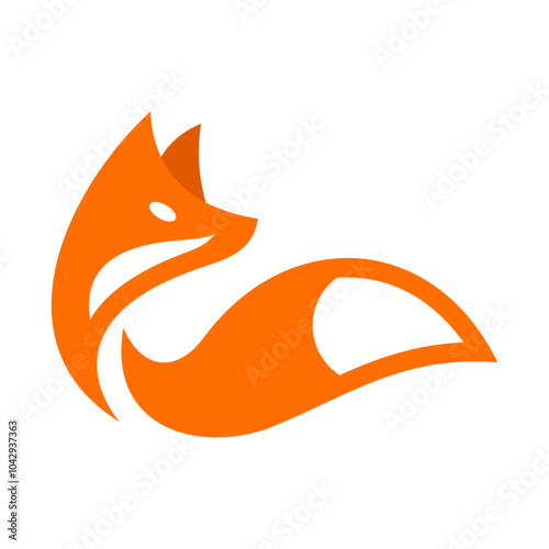 Fox Vector Logo Design Template