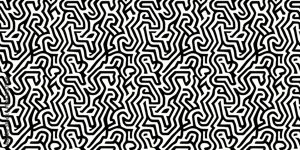 Meander pattern with a winding, intricate design. seamless background pattern Meander pattern with a winding, intricate design. seamless background pattern