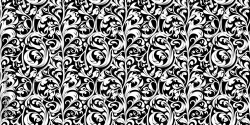 Letter pattern with a typographic, textual design. seamless background pattern