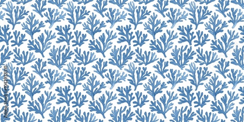 Coastal pattern with a breezy, maritime design. seamless background pattern