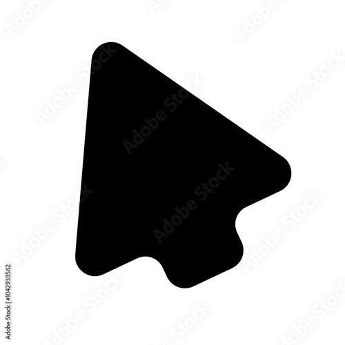 Cursor icon with black color