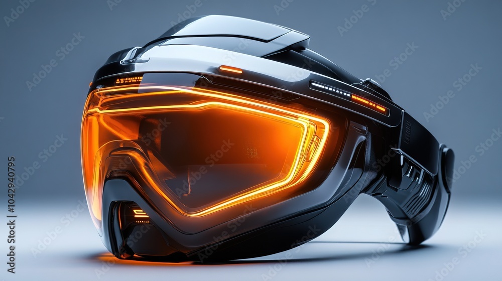 Fototapeta premium High-tech VR headset futuristic