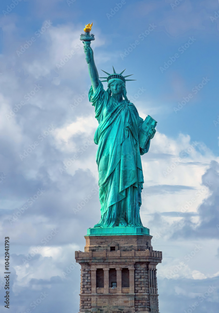 Obraz premium The iconic statue of Loberty, New York City, NY, USA