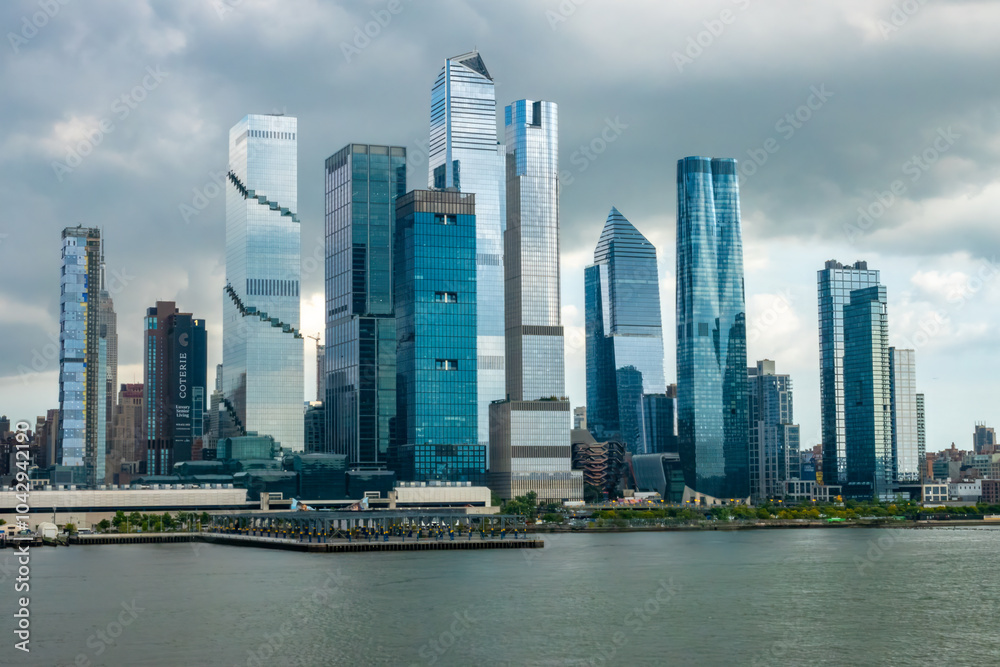 Fototapeta premium Hudson Yards Skyline, Manhattan, New York City, NY, USA