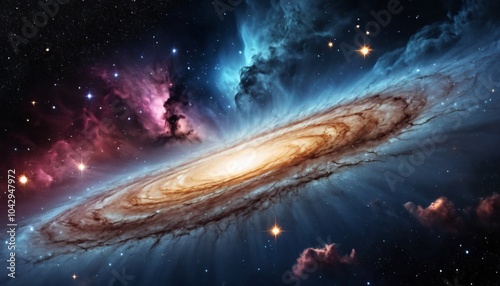 Fototapeta Naklejka Na Ścianę i Meble -  space station in space