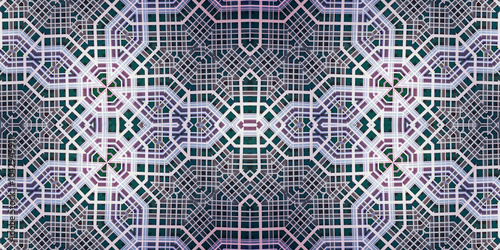 Seamless abstract wide pattern. Woven texture