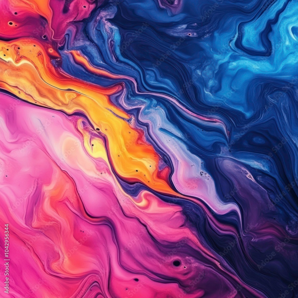 Abstract liquid flow background with bold colors Abstract liquid flow background with bold colors