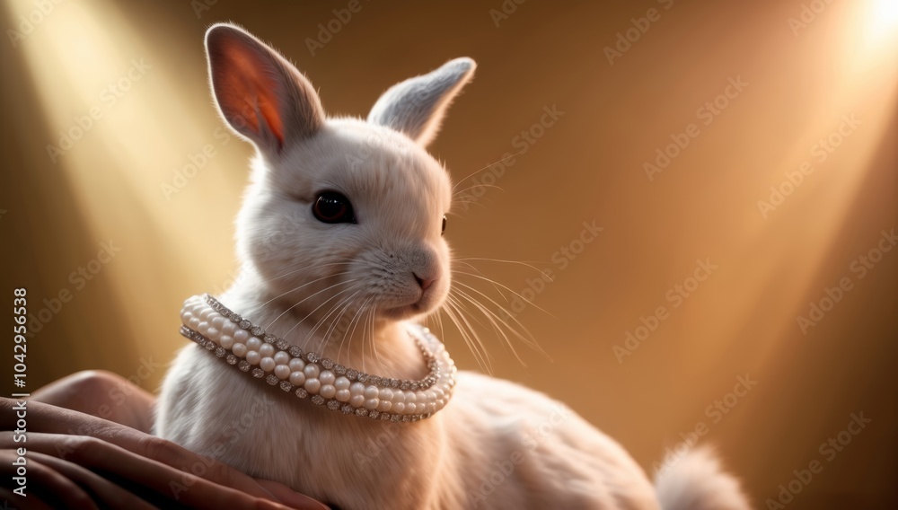 Obraz premium rabbit with preciousness