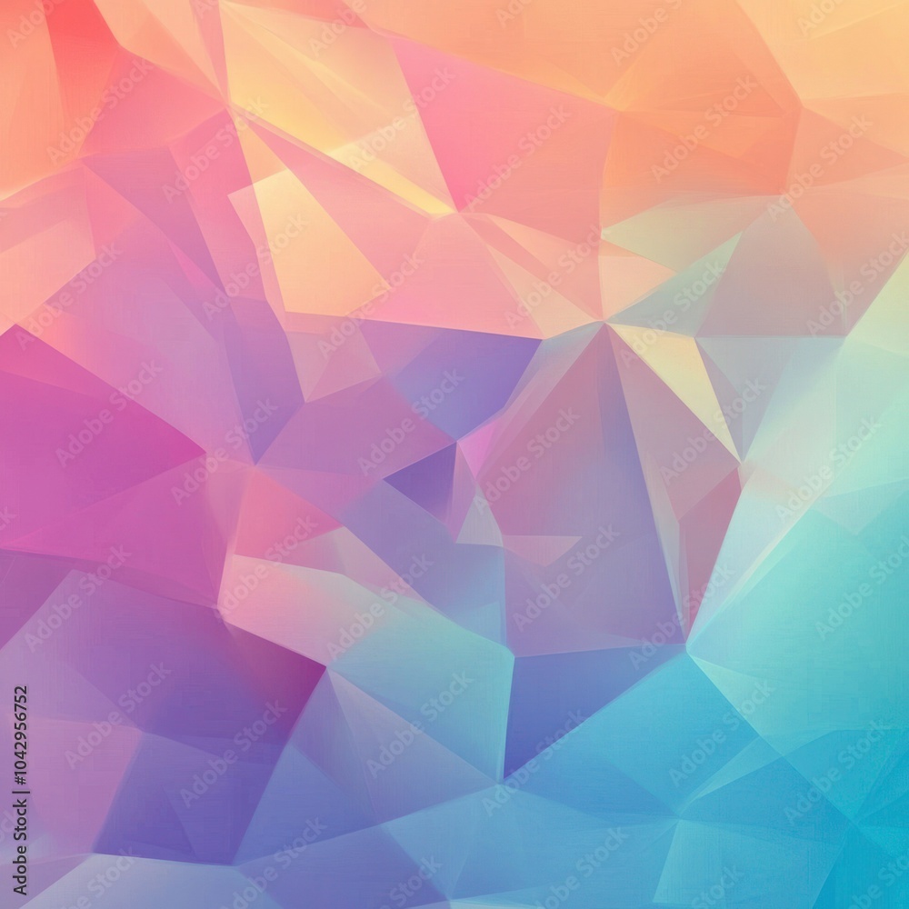 Obraz premium Abstract polygonal background with soft edges