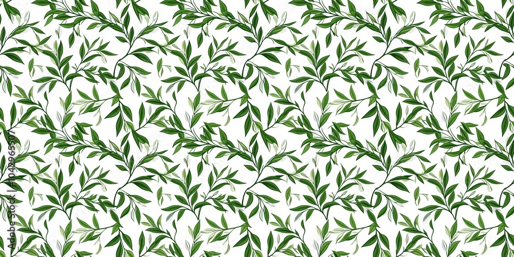 Tea tree background with a natural, botanical design. seamless background pattern Tea tree background with a natural, botanical design. seamless background pattern