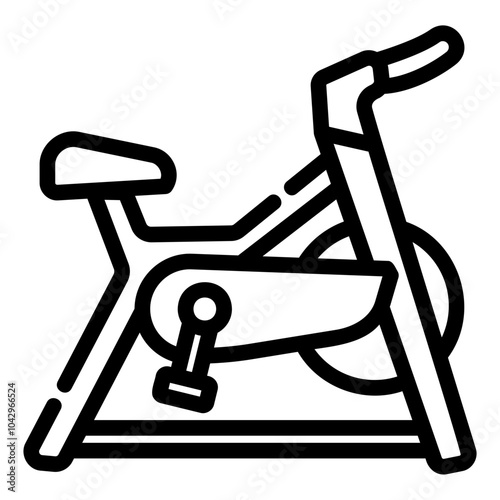 stationary bike Line Icon