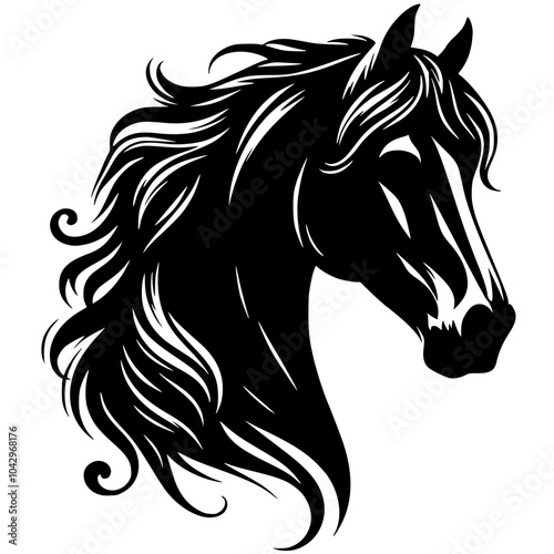 Portrait of a stallion