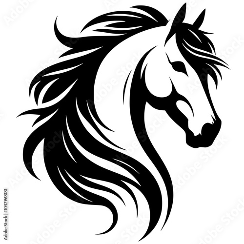 Portrait of a stallion