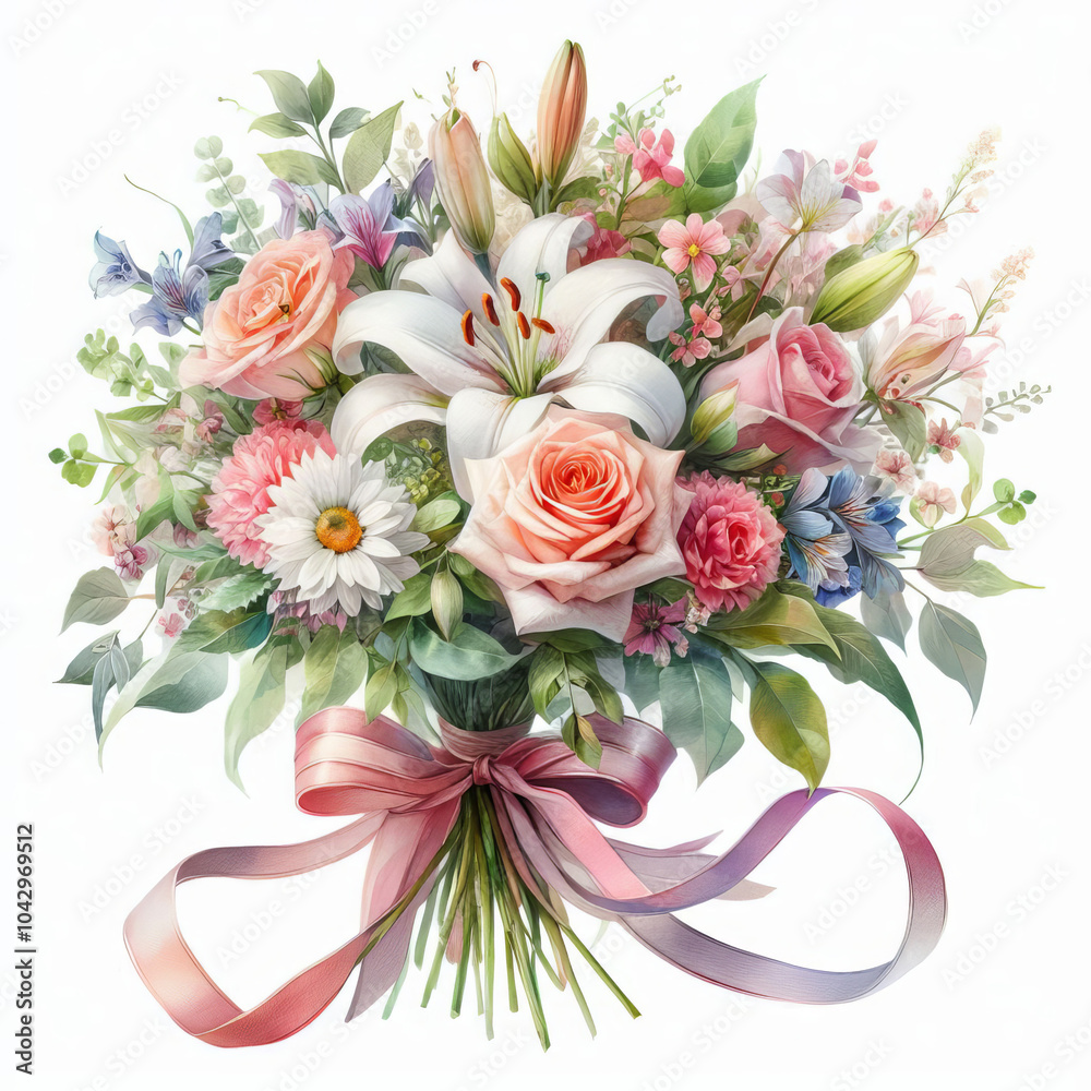 Pastel Blooms in Full Glory Pastel Blooms in Full Glory