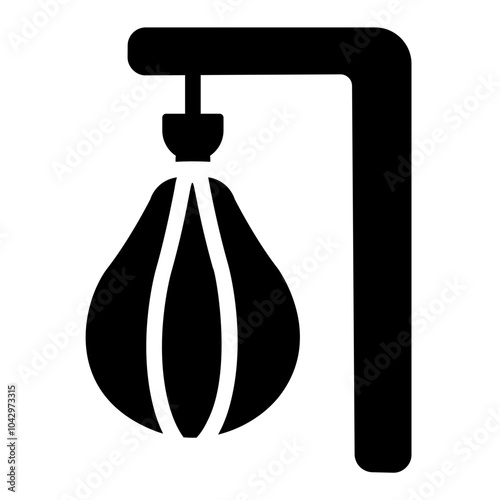 punching ball Solid icon