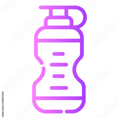 sport bottle Gradient icon