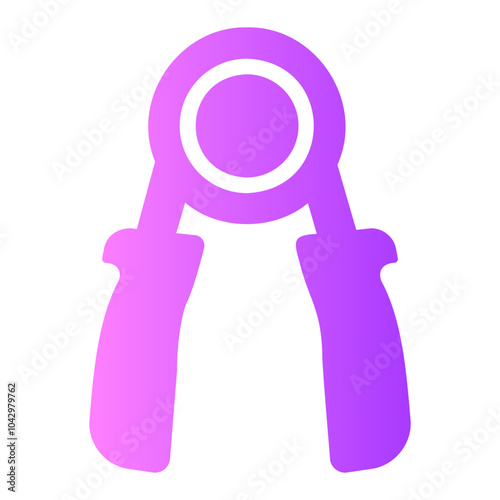 hand grip Gradient icon