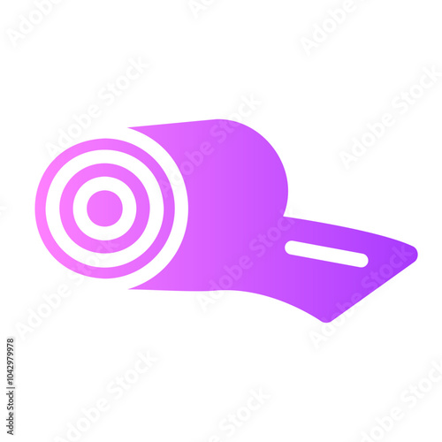yoga mat Gradient icon