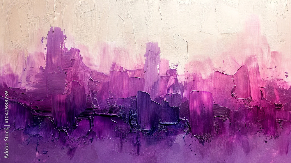 A captivating blend of deep purples and soft lavender in an abstract landscape A captivating blend of deep purples and soft lavender in an abstract landscape