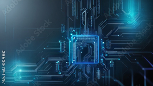 Wallpaper Mural Advance Futuristic Technology Abstract Background Torontodigital.ca
