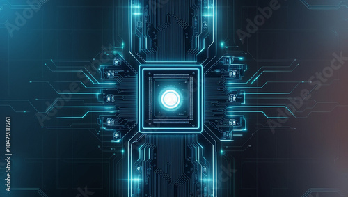Wallpaper Mural abstract technology background Torontodigital.ca