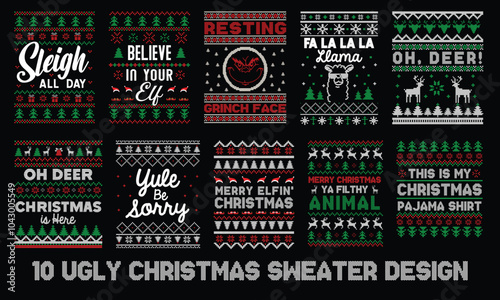 10 Ugly Christmas Sweater Design