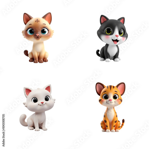 set of cats