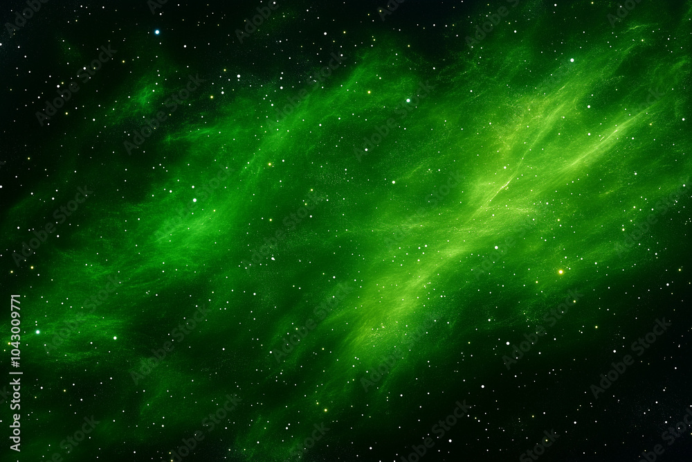 Fototapeta premium green smoke on black