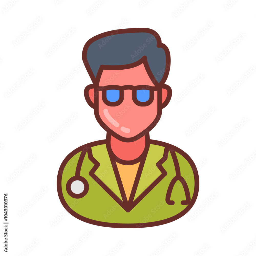 Therapist Filled Icons , Vector illustration Therapist Filled Icons , Vector illustration