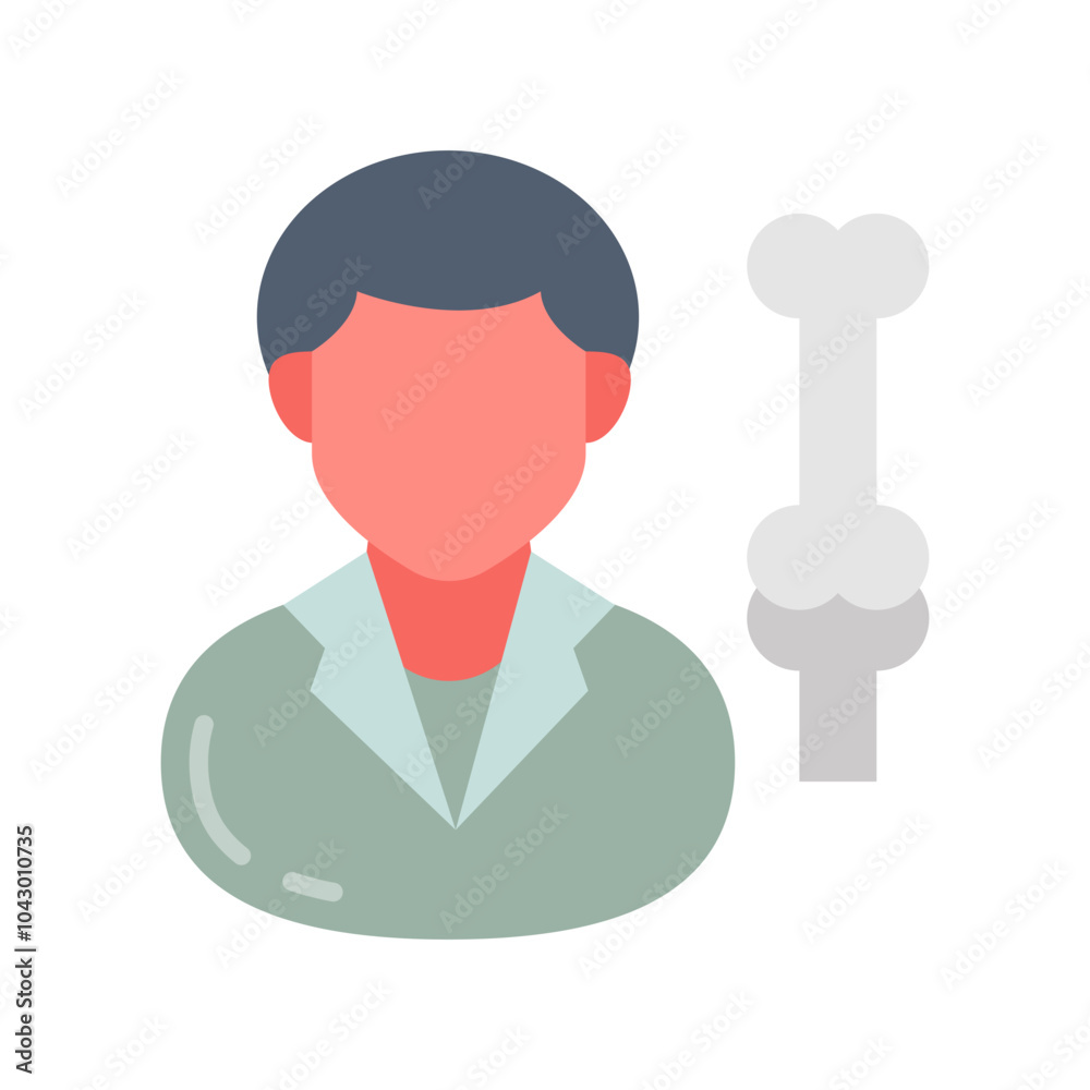 Orthopedics Flat Icons, Vector illustration Orthopedics Flat Icons, Vector illustration