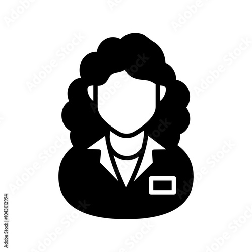 Immunology Specialist Glyph Icon, Vector illustration