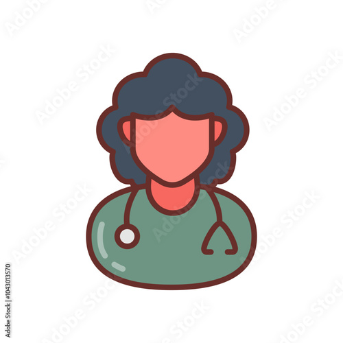 Somnologist Filled Icons , Vector illustration