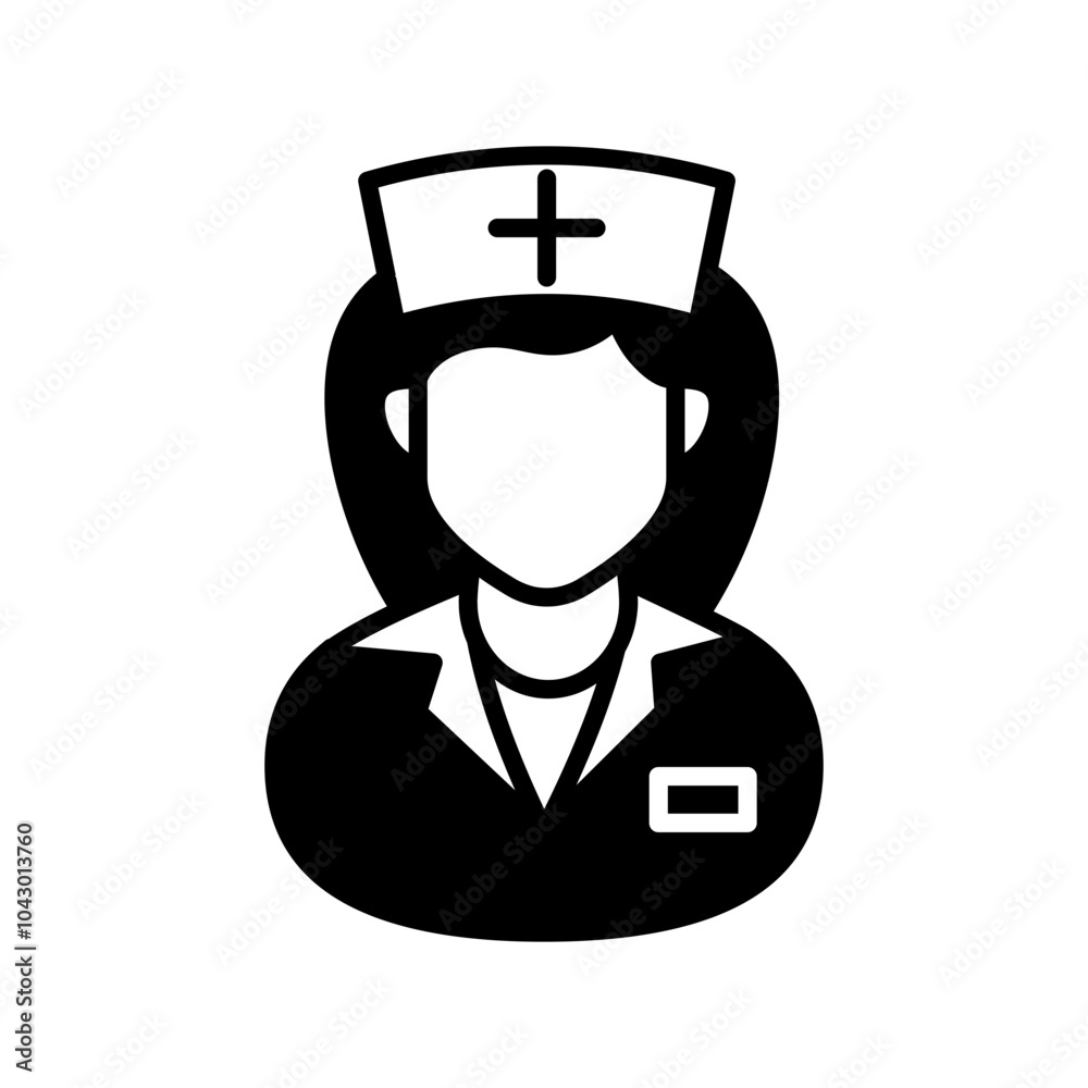 Care Taker Glyph Icon, Vector illustration Care Taker Glyph Icon, Vector illustration