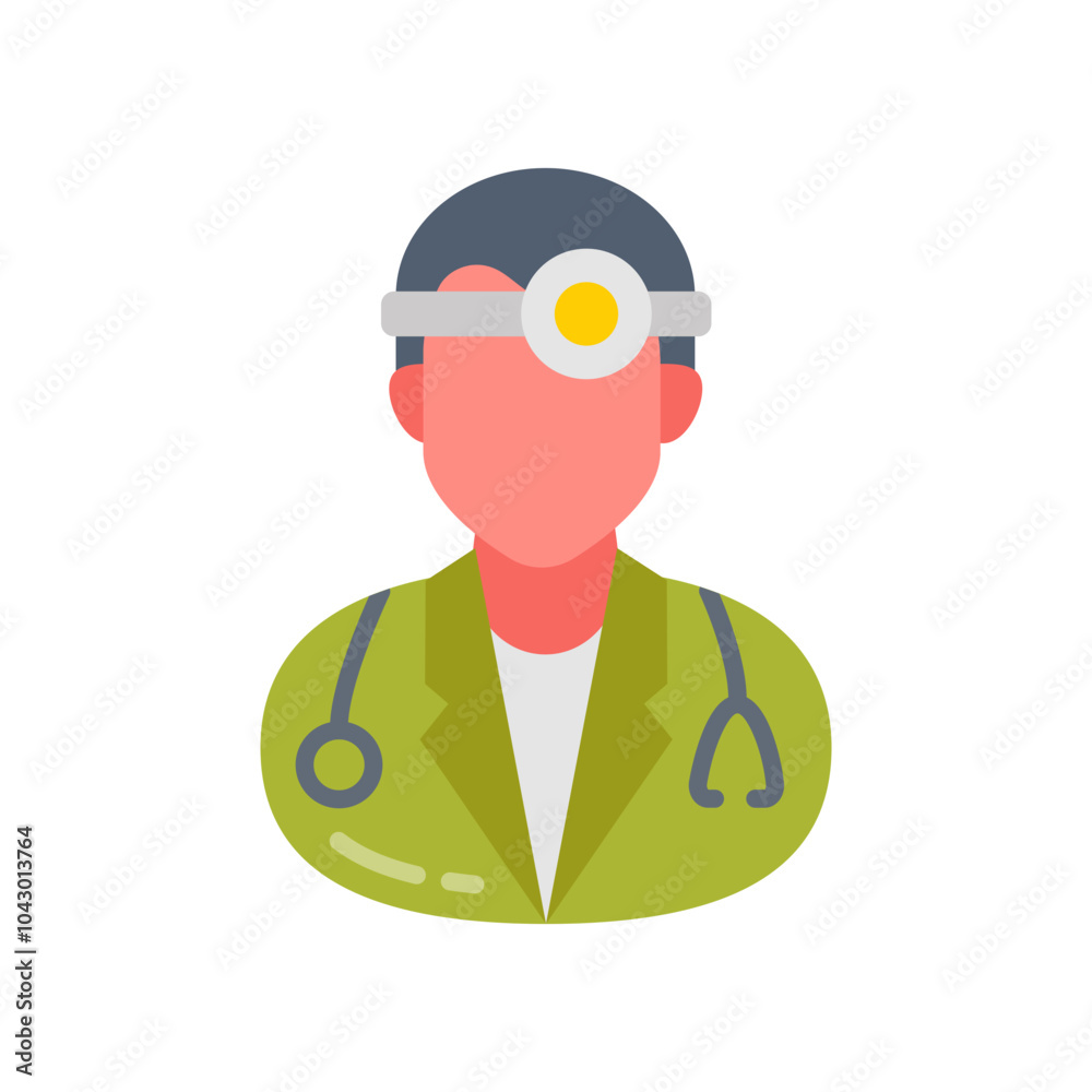 Dental Hygienist Flat Icons, Vector illustration Dental Hygienist Flat Icons, Vector illustration
