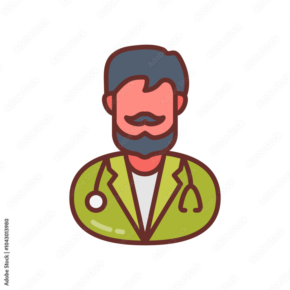Plastic Surgeon Filled Icons , Vector illustration Plastic Surgeon Filled Icons , Vector illustration