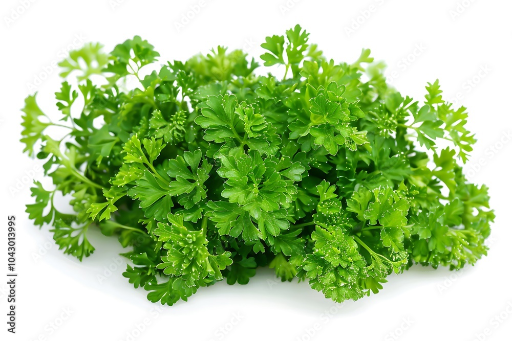 Fototapeta premium Parsley herb isolated on white background