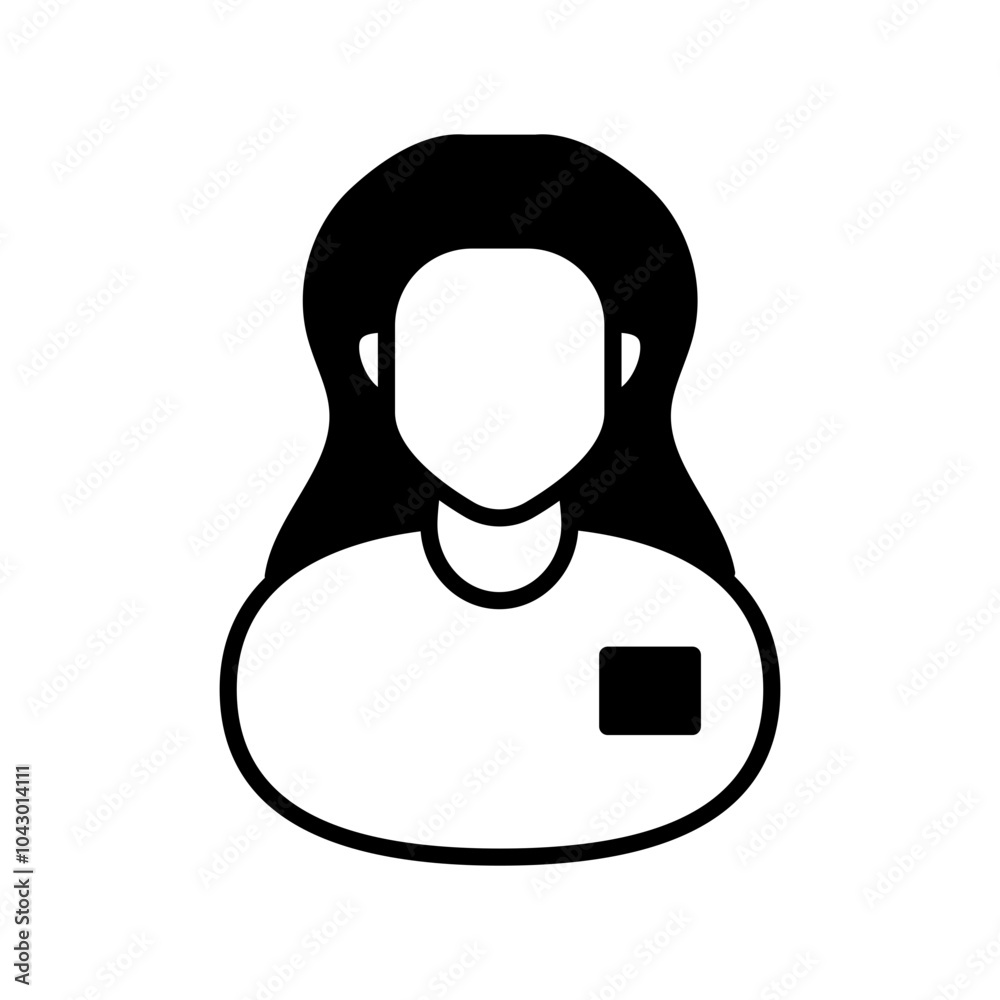 Speech Therapist Glyph Icon, Vector illustration Speech Therapist Glyph Icon, Vector illustration
