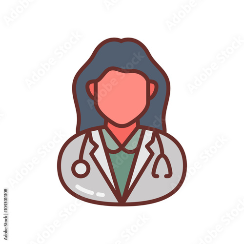 LHV Doctor Filled Icons , Vector illustration