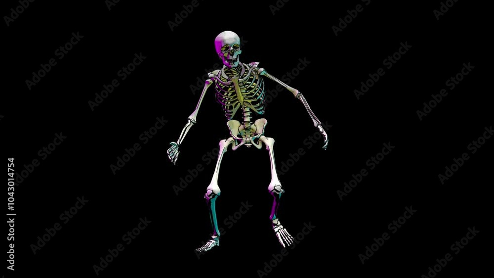 run skeleton vector