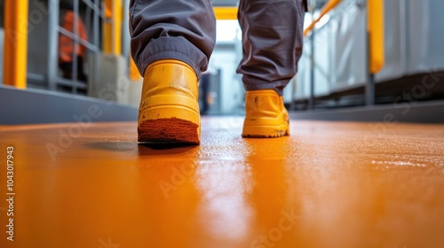 Anti-skid coating, highlighting durable and effective surface treatments designed to provide slip-resistant protection in work environments