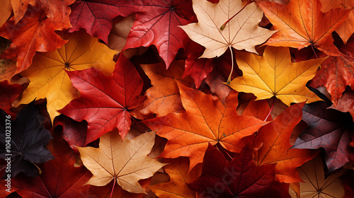 Autumn leaves backgrounds autumn maple frame