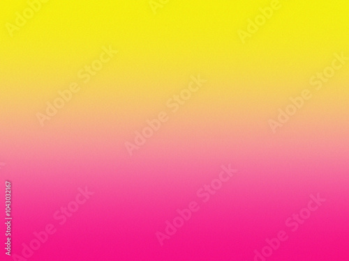 Yellow and pink gradient background.