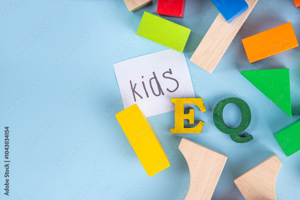 Kids EQ, child emotional quotient concept Kids EQ, child emotional quotient concept
