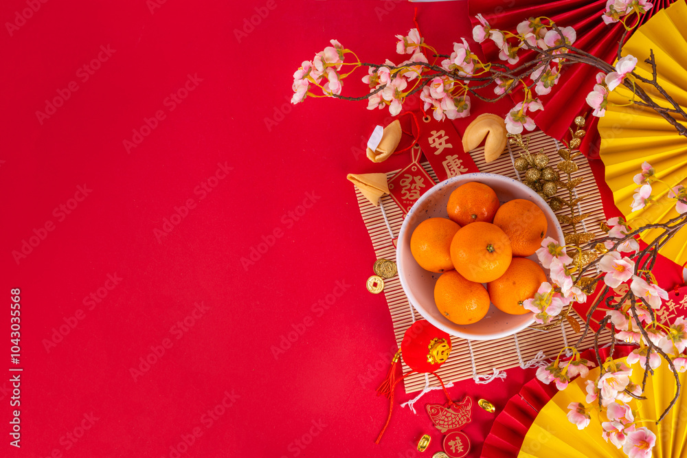 Naklejka premium Chinese New Year background
